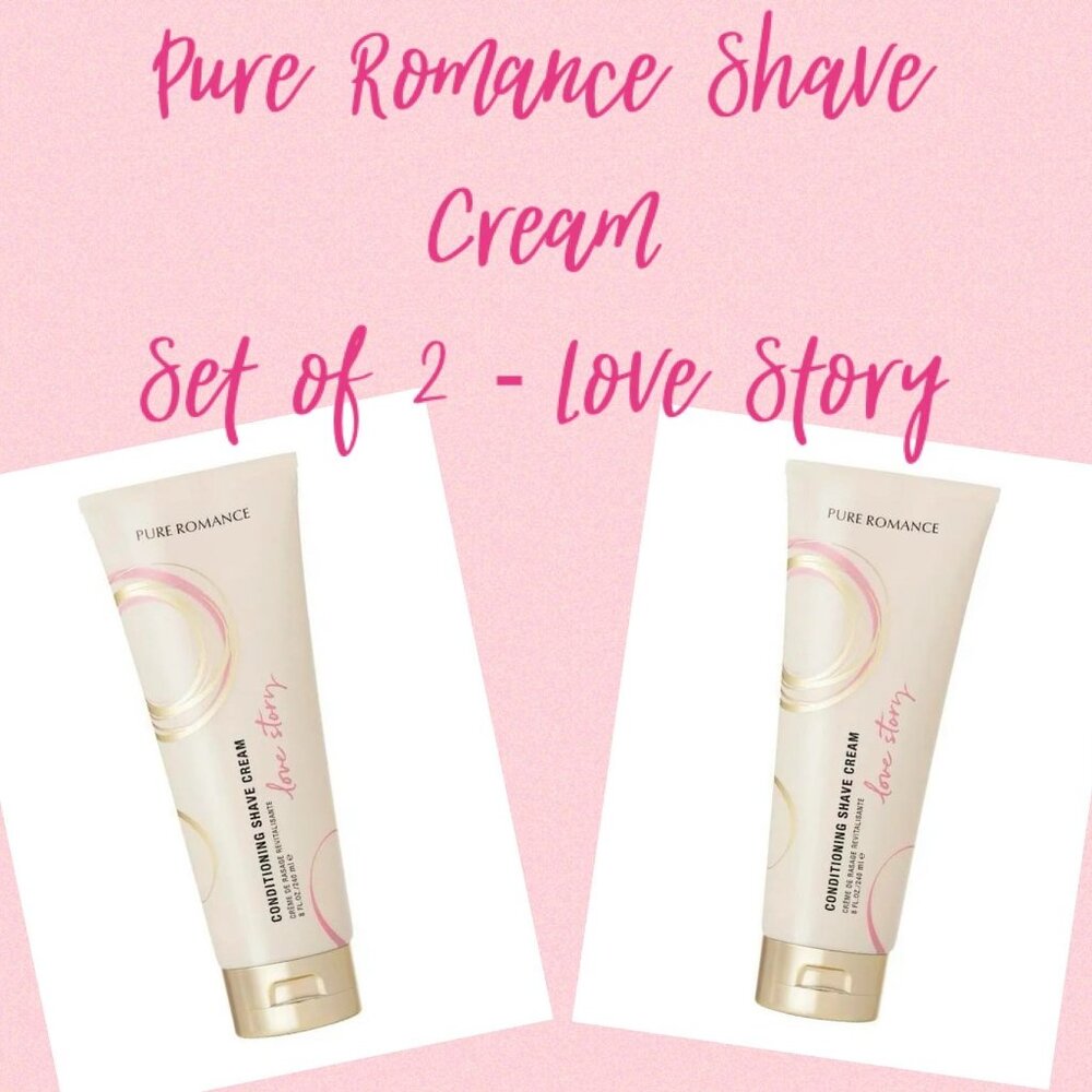 New & Sealed Set of 2 ~Love Story Shave Cream - Fast Ship!